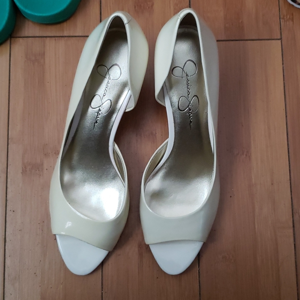 Ivory or off white heels
